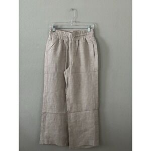 Quince Women's 100% European Lightweight Linen Wide Leg Pants In Flax Size Small